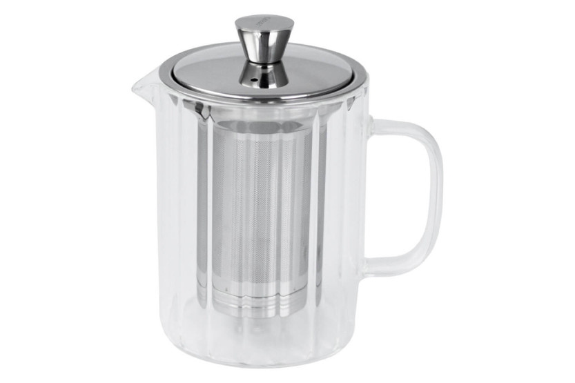 Bule de vidro de borosilicato Cristel Breakfast 0,8L com filtro amovível