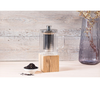 Bule de vidro de borosilicato Cristel Breakfast 0,8L com filtro amovível 2
