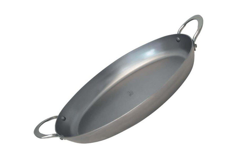 De Buyer Minéral B Element järn oval rostning tenn