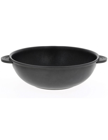 De Buyer Choc Extreme wok i støpt aluminium ø32 cm med 2 håndtak