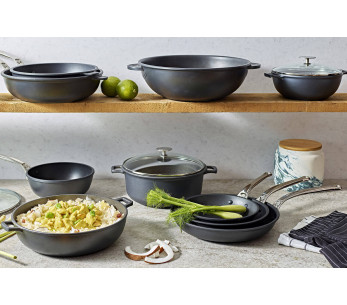 Wok de alumínio fundido De Buyer Choc Extreme ø32cm com 2 pegas 2