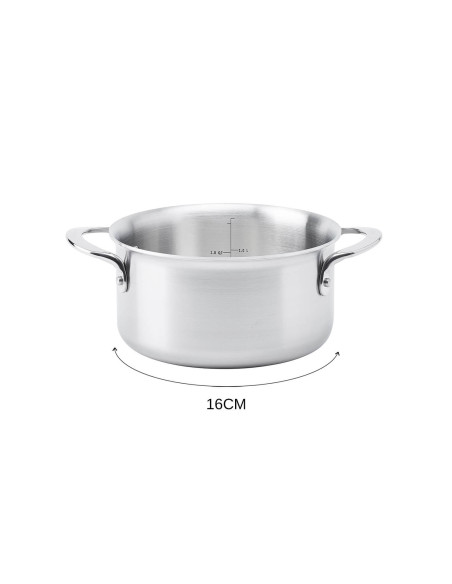 De Bu yer Alchimy 3-ply 18/10 stainless steel multi-layer stewpot