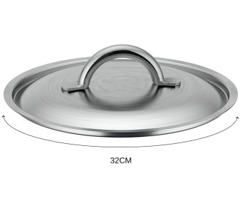 Tapa de acero inoxidable cepillado con asa De Buyer Prim'Appety