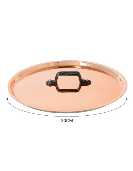 Tapa de cobre De Buyer Guardamonte de hierro fundido