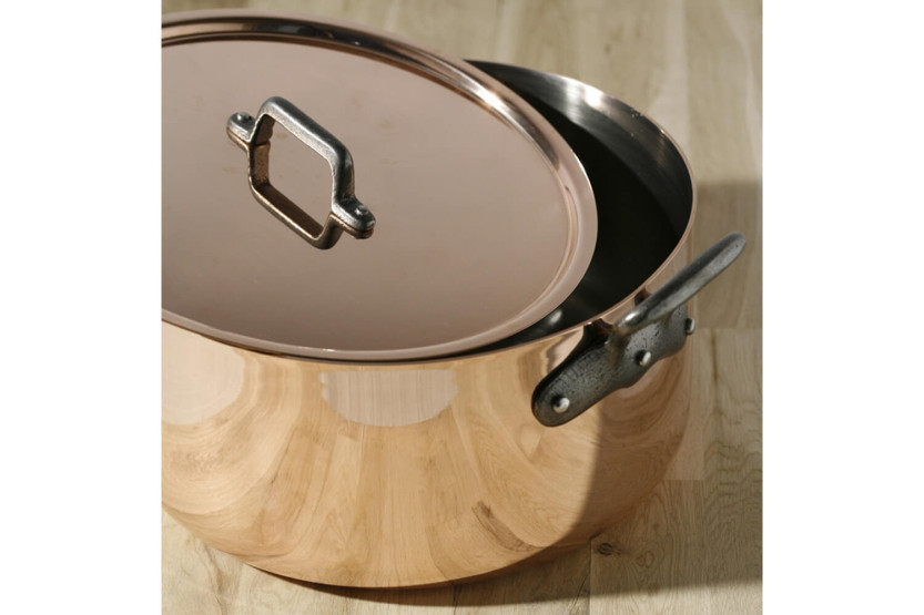 Tapa de cobre De Buyer Guardamonte de hierro fundido