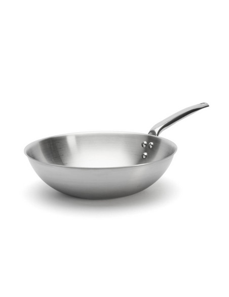 De Bu yer Alchimy 28cm 3-ply 18/10 stainless steel wok