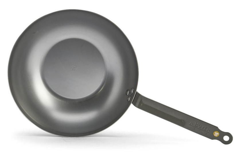 De Buyer Mineral B curved wok ø28cm in iron