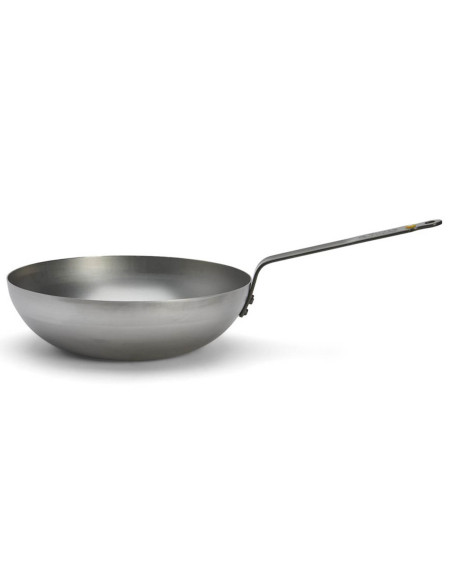 De Buyer Mineral B wok in ferro curvato ø28cm
