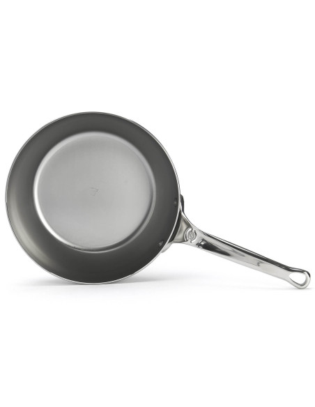 Sauteuse paysanne De Buyer Mineral B Pro 24cm i stål med handtag i gjutet rostfritt stål