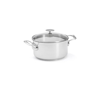 De Buyer Milady 20cm cacerola de acero inoxidable con tapa
