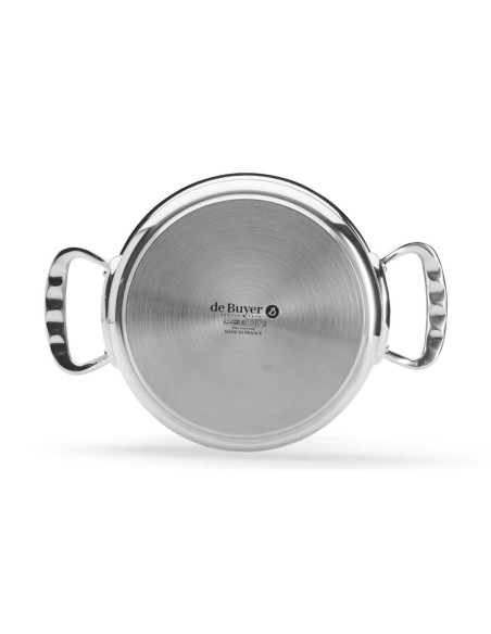 De Buyer Milady 20 cm gryte i rustfritt stål med lokk