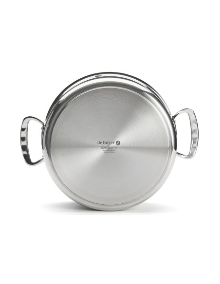 De Buyer Milady cacerola de acero inoxidable con tapa
