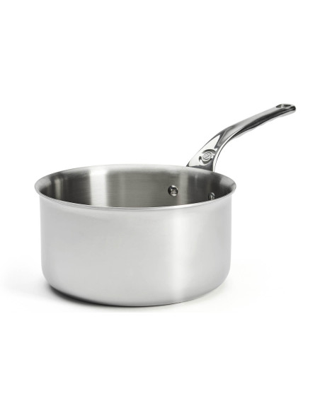 3 kpl De Buyer Affinity -ruostumattomasta teräksestä valmistettu 5-kerroksinen kattilapannusarja 16-18-20cm 16-18-20cm