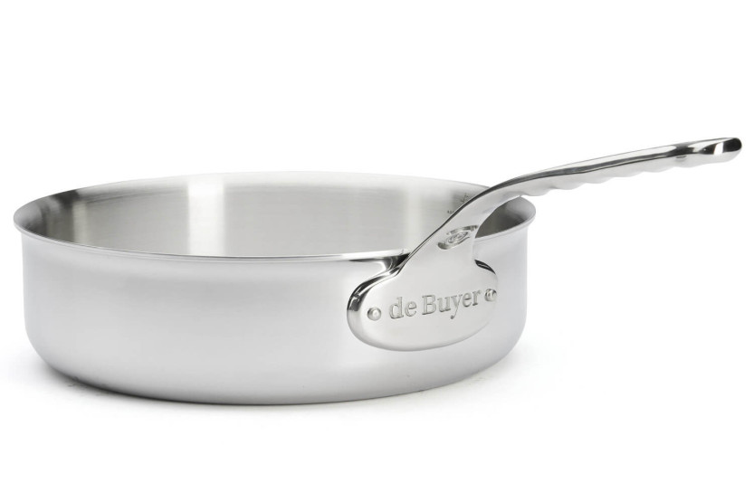 De Buyer Affinity padella per sauté dritta a 5 strati in acciaio inox