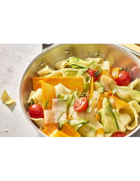 De Buyer Affinity 5-laags roestvrijstalen bolle sauteerpan