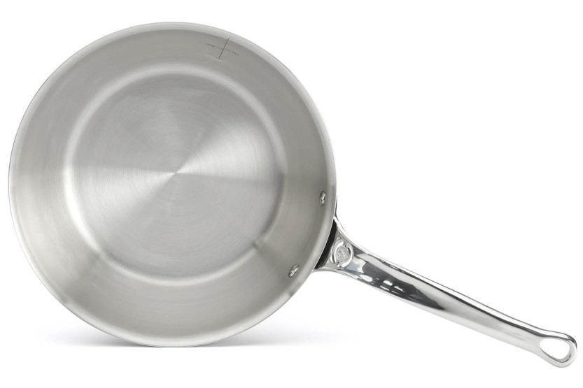 De Buyer Affinity 5-kertainen ruostumattomasta teräksestä valmistettu kupera paistinpannu