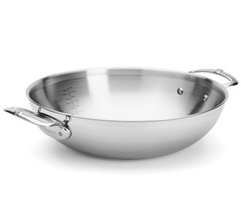 De Buyer Affinity 32cm 5-laags roestvrijstalen wok