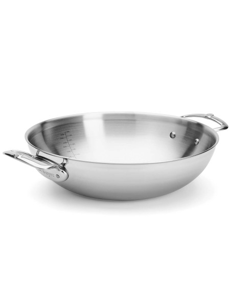De Buyer Affinity 32cm 5-laags roestvrijstalen wok