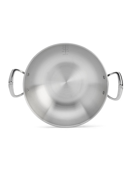 Wok de acero inoxidable De Buyer Affinity 32cm 5 capas