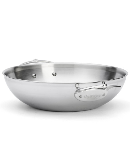 Wok de acero inoxidable De Buyer Affinity 32cm 5 capas