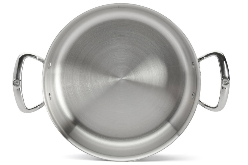 De Buyer Affinity 5-lagers sauteuse i rostfritt stål med lock