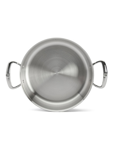 De Buyer Affinity 5-lagers sauteuse i rostfritt stål med lock