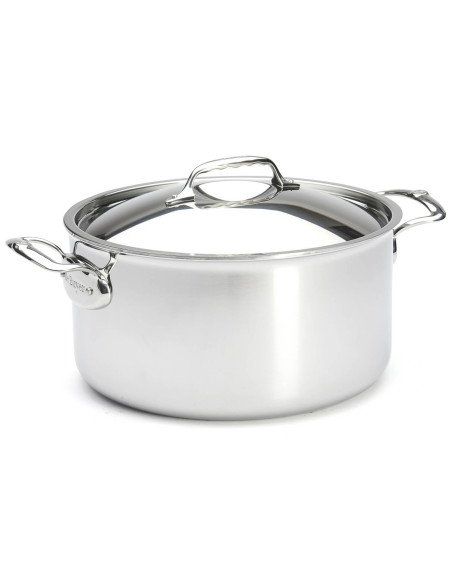 Casseruola De Buyer Affinity a 5 strati in acciaio inox con coperchio
