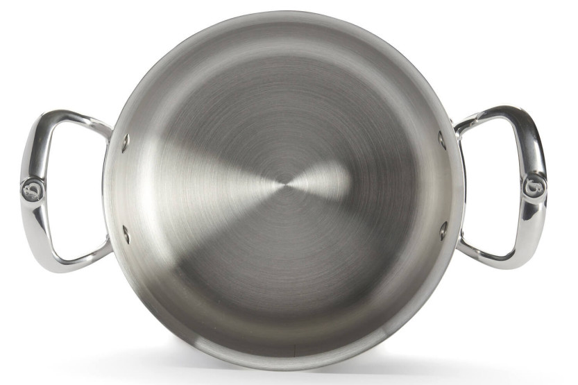 De Buyer Affinity 5-lags gryte i rustfritt stål med lokk