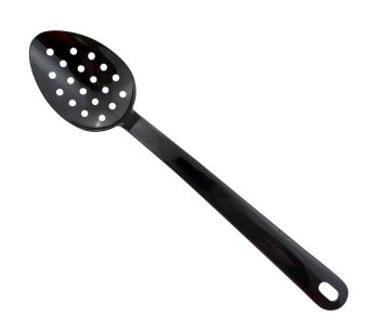Cucchiaio da portata professionale nero Exoglass® MATFER forato 34 cm