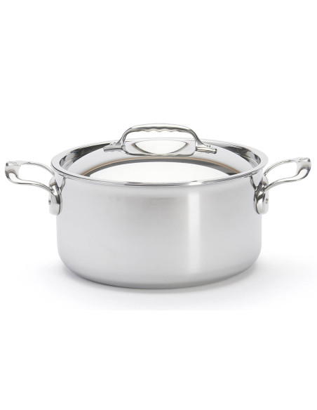 De Buyer Affinity 5-kerroksinen kattila ruostumattomasta teräksestä kannen kanssa