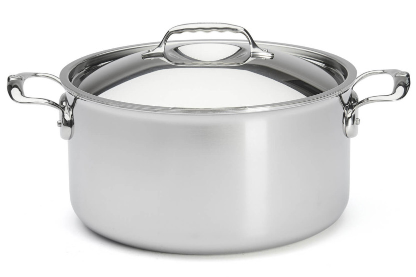 Cacerola de acero inoxidable de 5 capas con tapa De Buyer Affinity