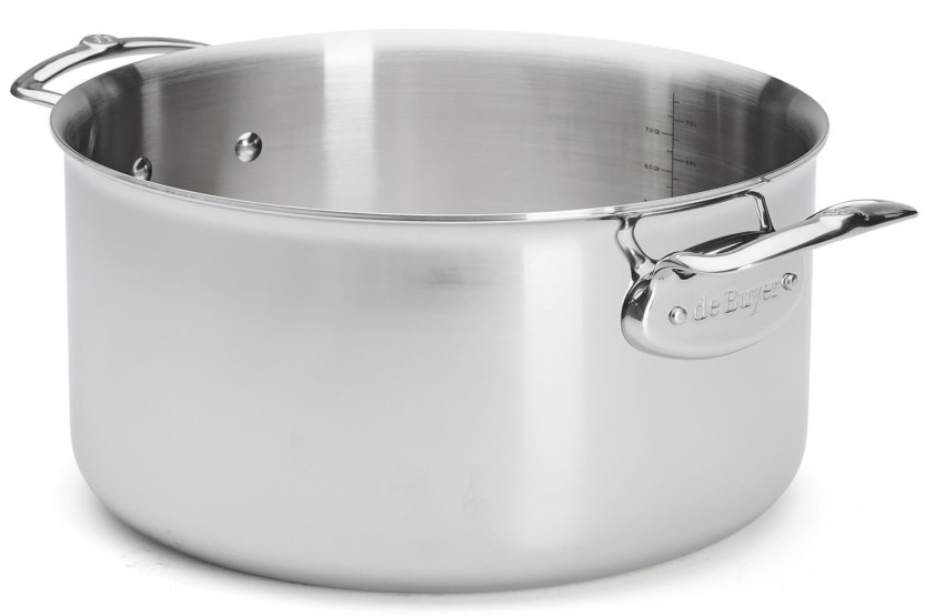 De Buyer Affinity 5-laags roestvrijstalen braadpan met deksel