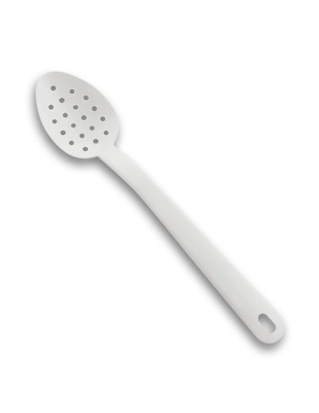 Exoglass® MATFER ammattilaisen valkoinen rei'itetty tarjoilulusikka 34cm