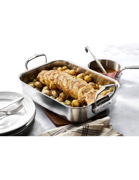 De Buyer Affinity 35x25 cm, teglia a 5 strati in acciaio inossidabile