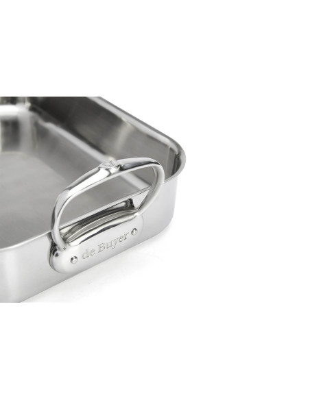 De Buyer Affinity 35x25 cm 5-lags stekeform i rustfritt stål