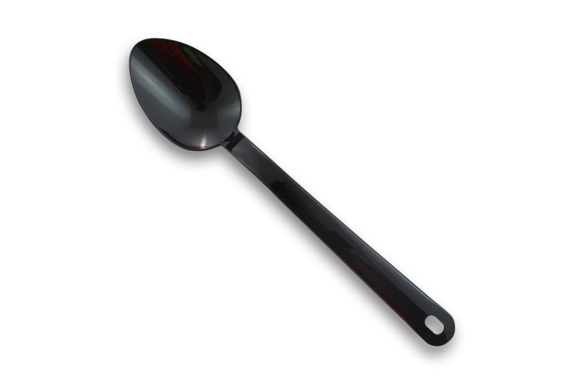 Professionell svart Exoglass® MATFER serveringssked 34cm