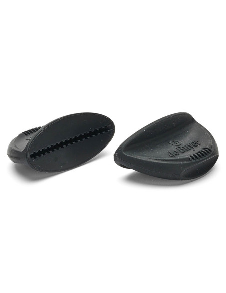 Conjunto de 4 panelas De Buyer Milady Twisty em aço inoxidável + 1 pega + 2 pegas