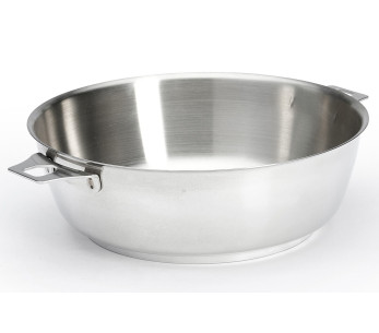 De Buyer Milady Twisty 24cm konvex sauteuse i rostfritt stål