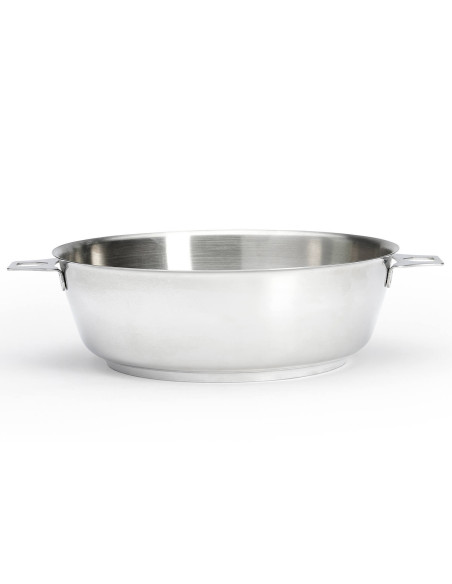 De Buyer Milady Twisty 24 cm konveks sauterpande i rustfrit stål