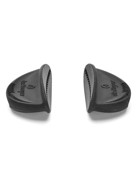 Set of 2 De Bu yer Twisty removable handles in black silicone