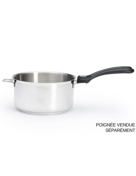 De Buyer Milady Twisty roestvrijstalen steelpan en stoofpan