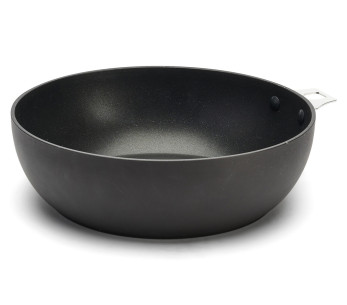 De Buyer Choc Intense Twisty non-stick konvex sauteusepanna i smidd aluminium 2