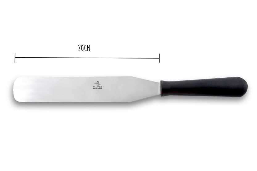 Spatola professionale Matfer in acciaio inox flessibile 20 cm