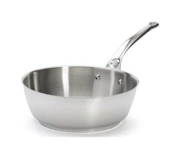 De Buyer Milady 24 cm konveks sauterpanne i rustfritt stål