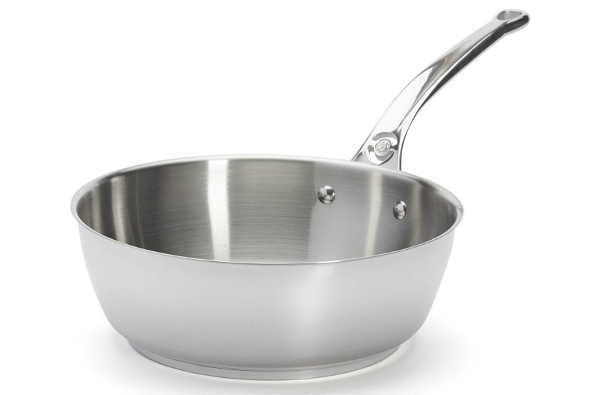 De Buyer Milady 24cm roestvrijstalen convexe sauteerpan