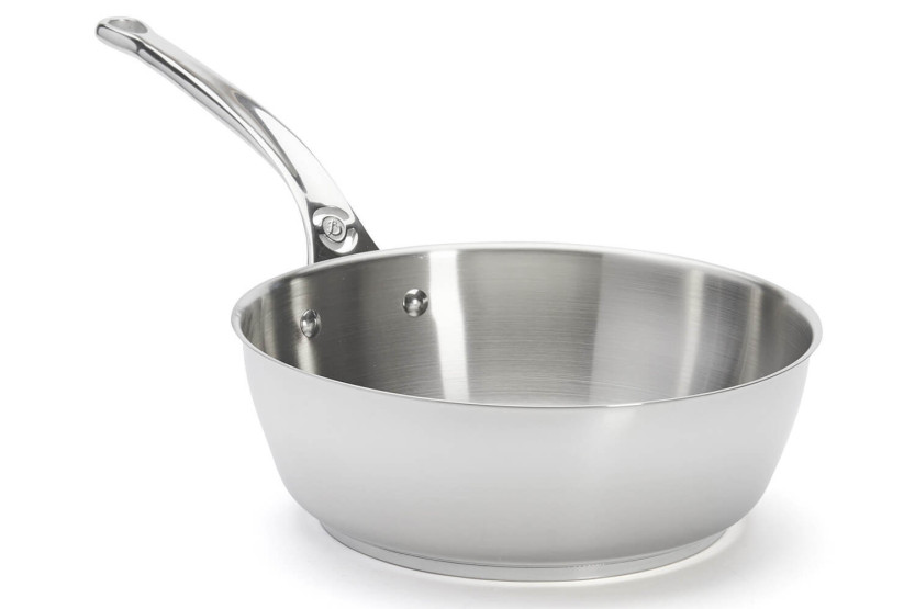Sartén convexa de acero inoxidable De Buyer Milady 24cm