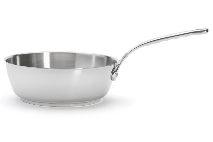 Frigideira convexa para saltear De Buyer Milady 24cm em aço inoxidável