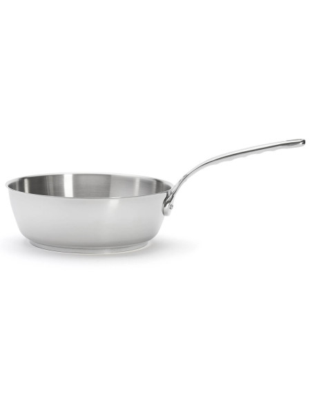 De Buyer Milady 24cm roestvrijstalen convexe sauteerpan