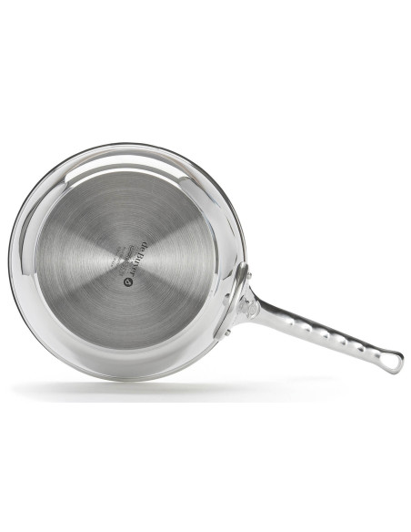 De Buyer Milady 24 cm konvex sauterpanna i rostfritt stål