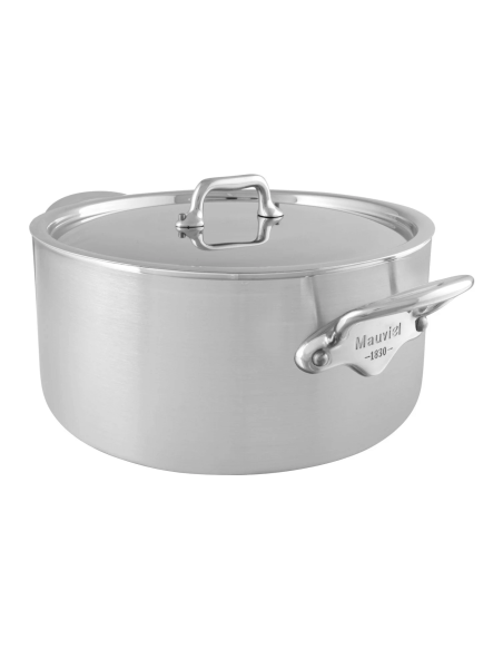 Mauviel M'Urban4 Cocotte aus Edelstahlguss mit Edelstahldeckel, induktionsgeeignet